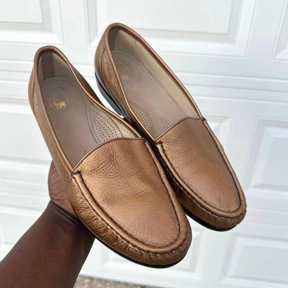 SAS Simplify Tripad Comfort Everyday Loafers Women’s Size 11‎ Metallic Gold - Picture 15 of 16